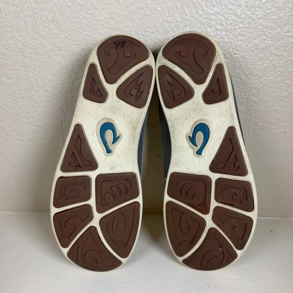 OluKai Nohea Mesh Slip-On Shoes Moisture Wicking Non-Slip Boat Beach Men’s Sz 11